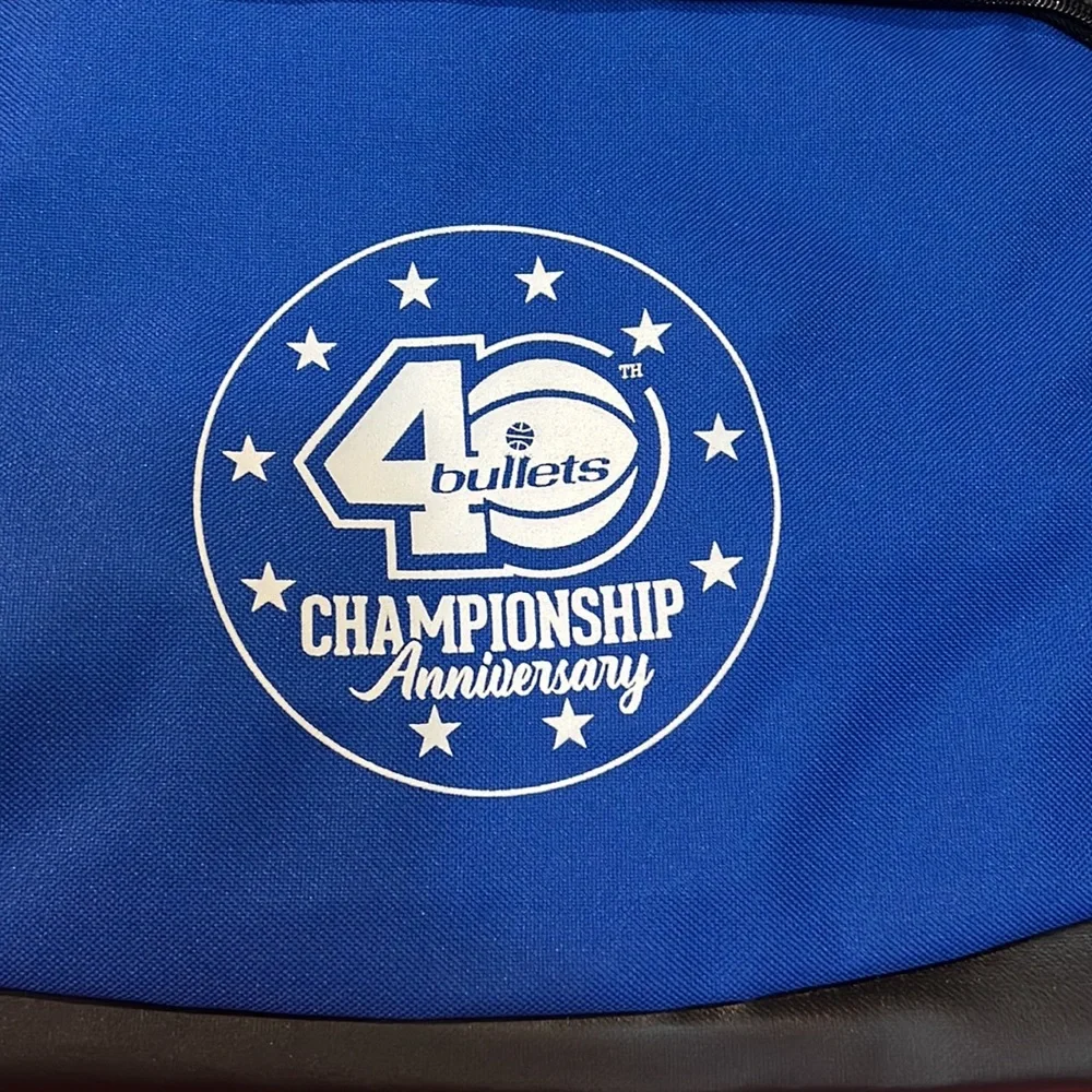SALE 🔥🔥Collectors Washington Bullets 40th Anniversary NBA Championship Bag.